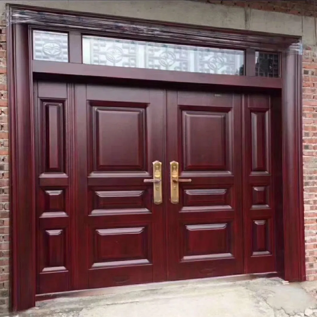 Modern Home Use Wrought Iron Entrance Door Beautiful Modern Cast Iron Design