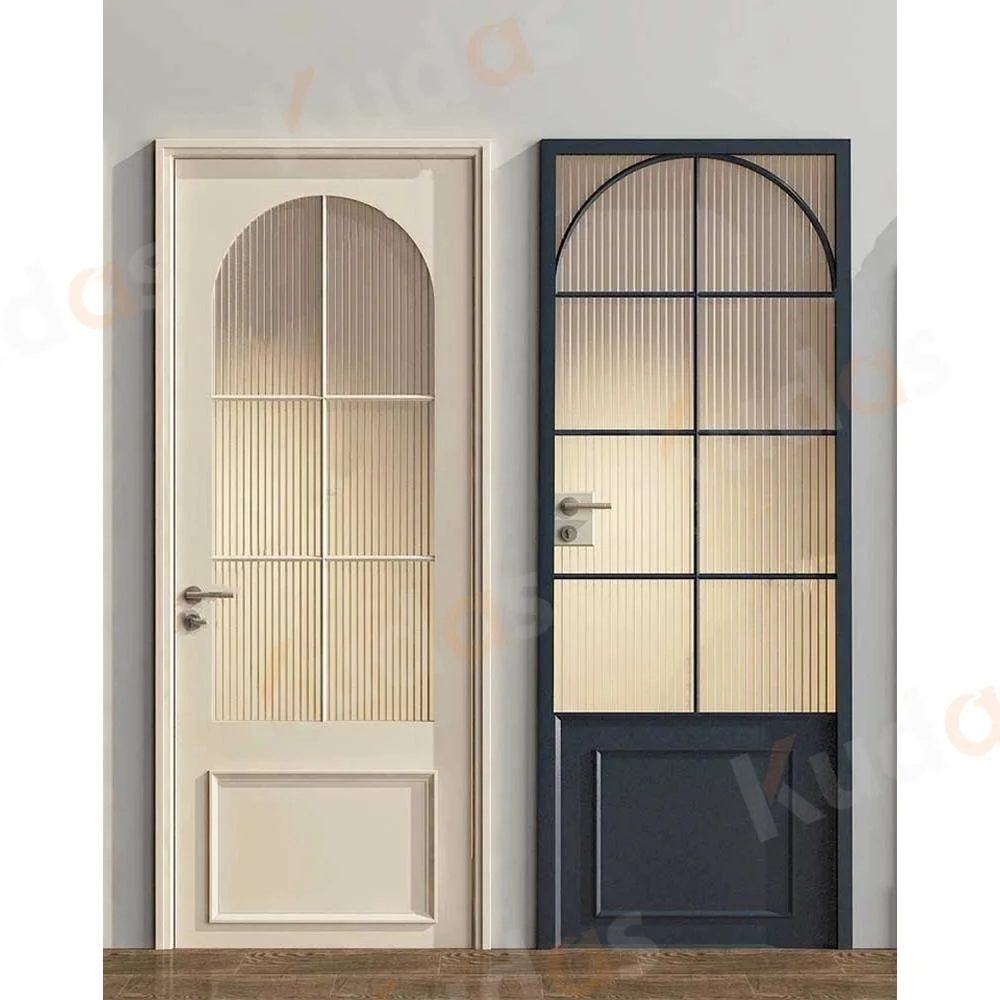 Modern Pocket Doors Glass Sliding House Interior Wood Glass French Door