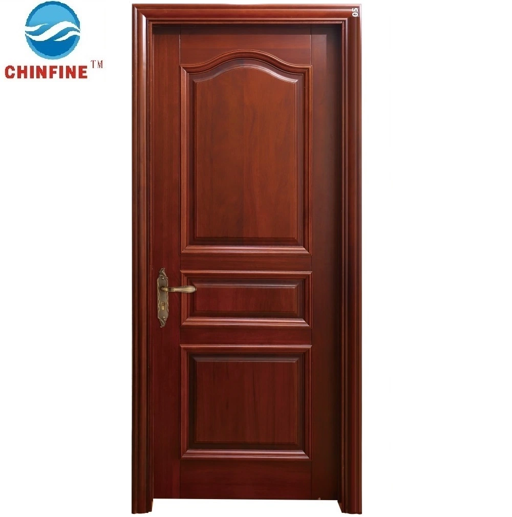 Entrance Wooden Doors with Glass (CF-P003)