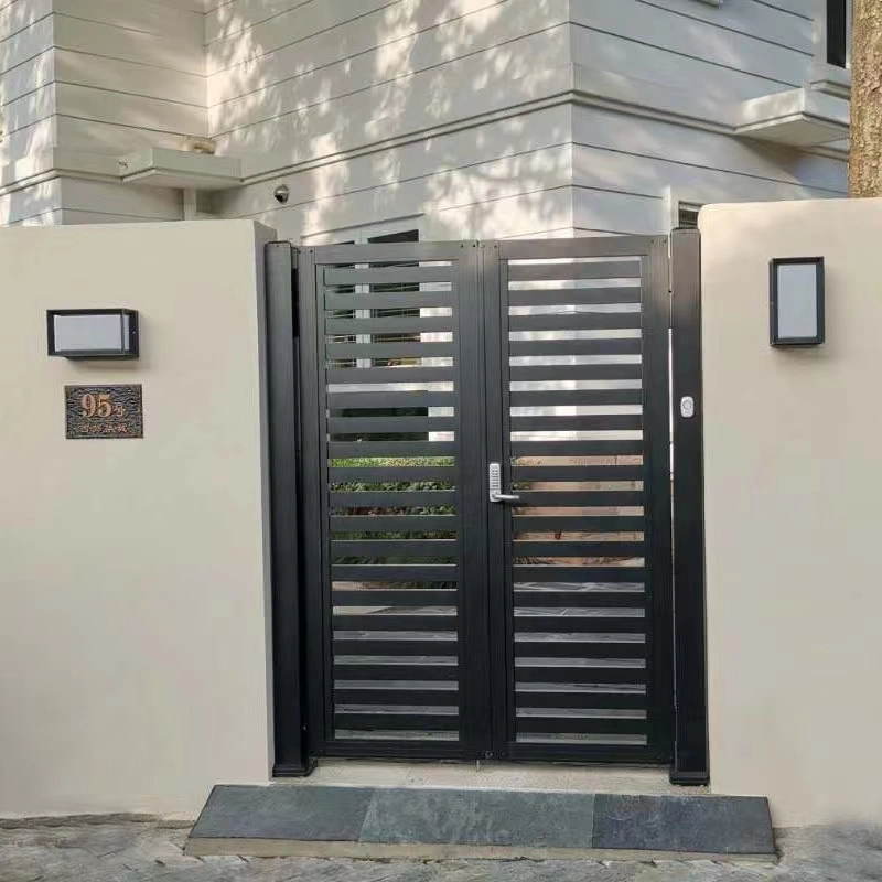 2022newly Designed Outdoor Villa Decorated Courtyard Aluminum Door