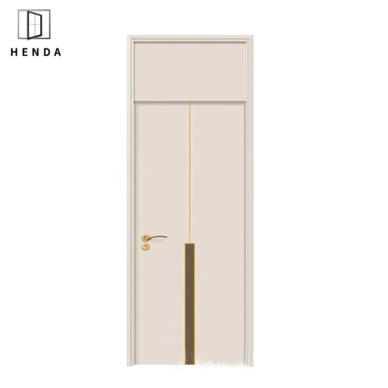 Wooden Interior Door with Glass Customized Design Standard Size for House/Hotel Plywood/Solid Wood/MDF Doors in Stock Wholesale Price