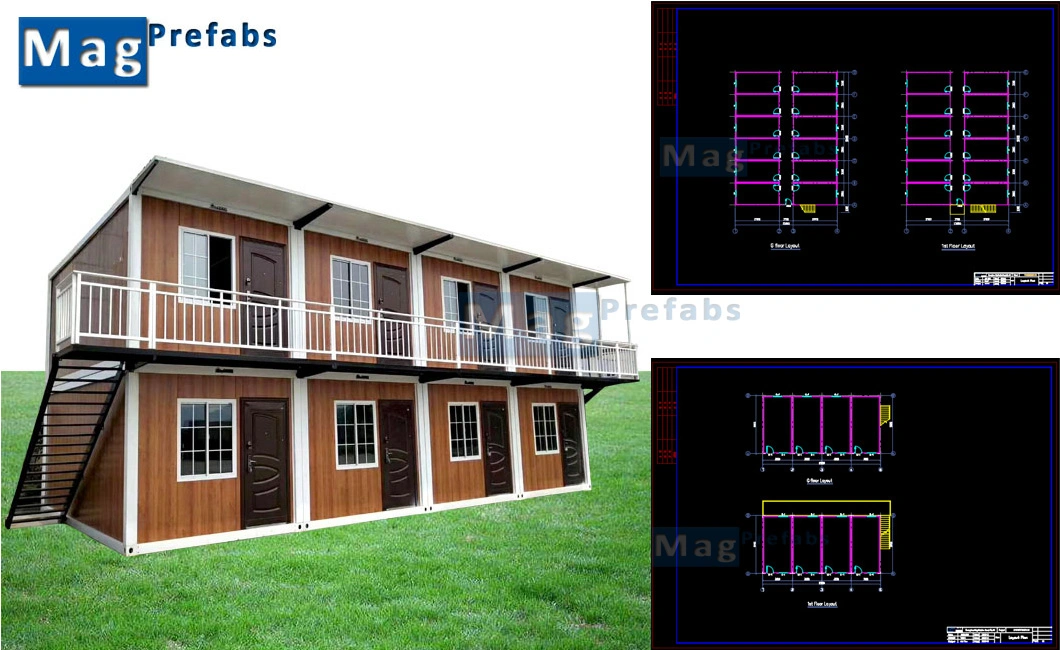 Rolling Door Single Floor Mobile Containers Portable Shop