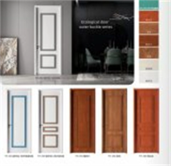 High Quality Interior Wooden PVC Door for Home