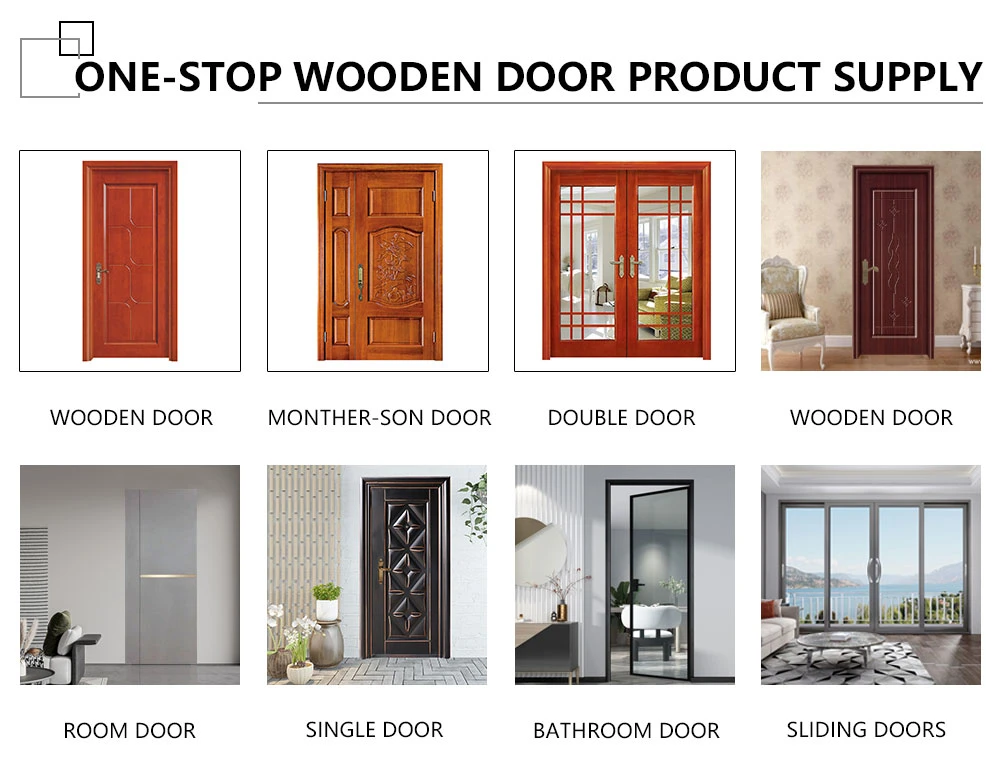 Waterproof Fiberglass Door Low Price Flush Bedroom Turkey Door Door Wood/MDF/HDF Interior Door