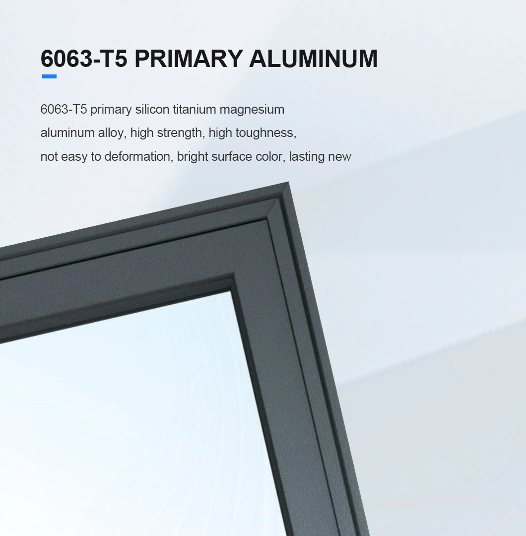 American Style Thermal Break Exterior Aluminium Frame Sliding Glass Doors