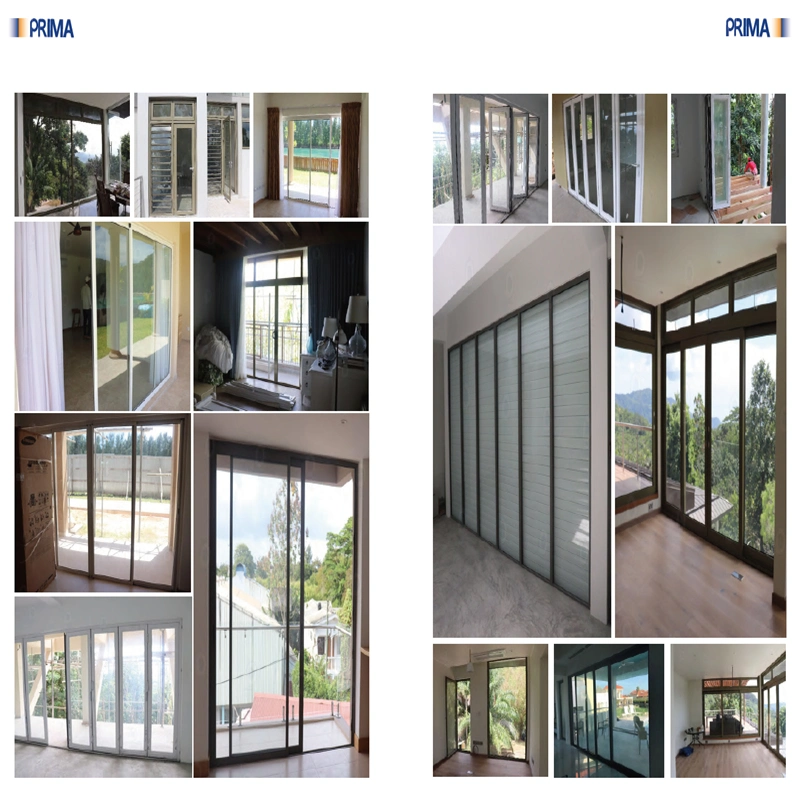 Modern House Exterior Windows and Doors Security Patio Door Aluminium Glass Sliding Door