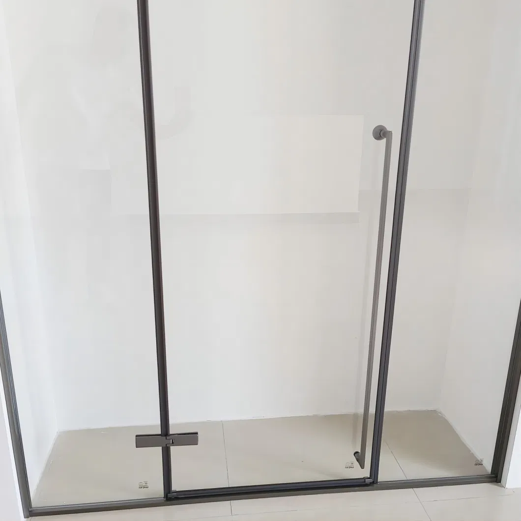 Fashion Style 8mm Framed Hinged Tempered Glass Shower Door Enclosure Room