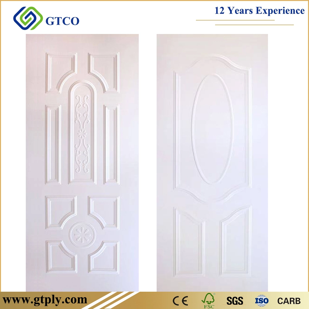 820*2050*3mm White Primer MDF HDF Moulded Door Skin Panel Interior Wooden Door