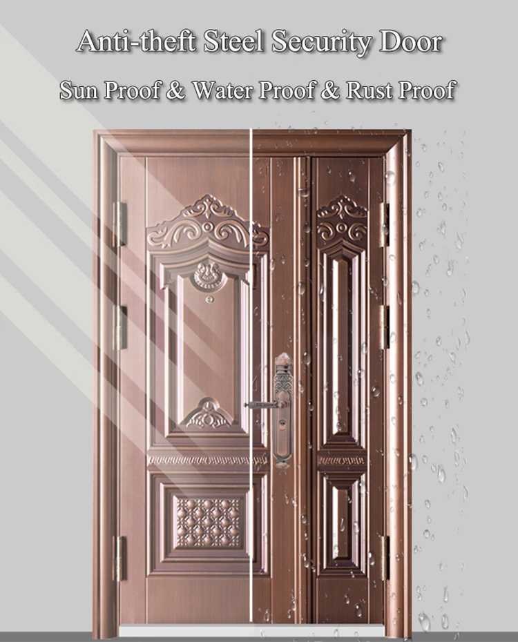 Quality Interior Bedroom Safety Door Design Metal and Steel