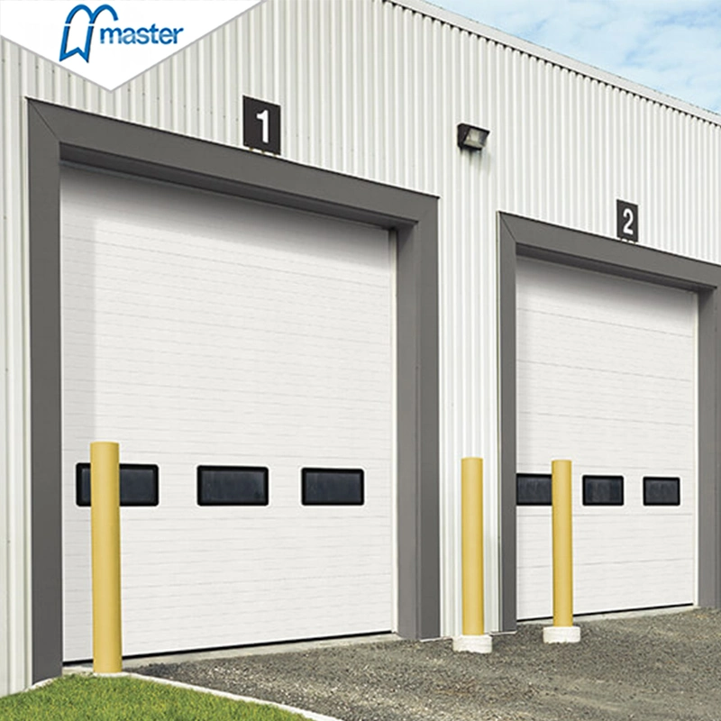 Wholesale Overhead Automatic Sectional Double Outdoor Sliding Industrial Sectional Door