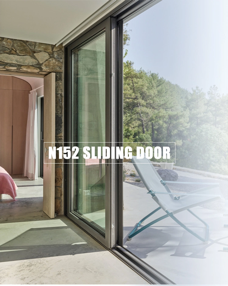 Double Triple Glazing Lift Sliding Aluminum Glass Entrance Door Apartment Exterior Interior Patio Balcony Aluminium Windows and Doors