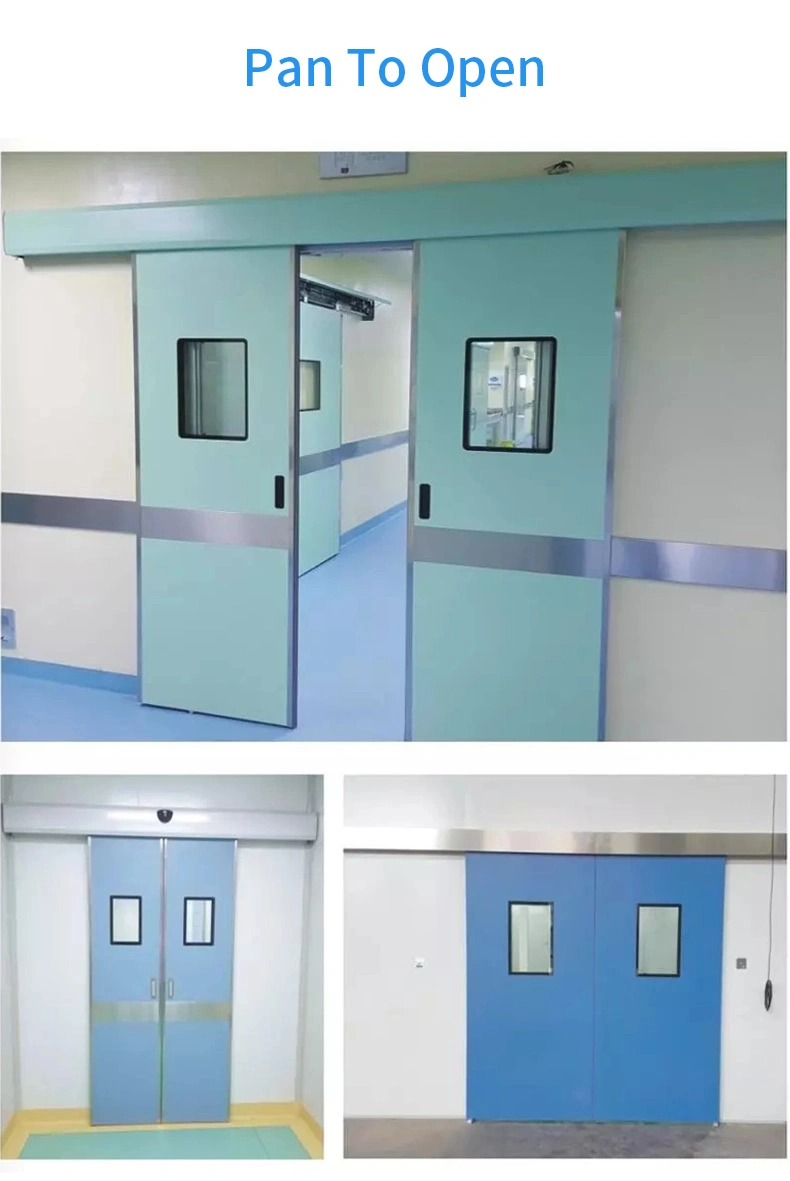 Swing Hospital Ward Operating Room Cleanroom Metal Steel Doors