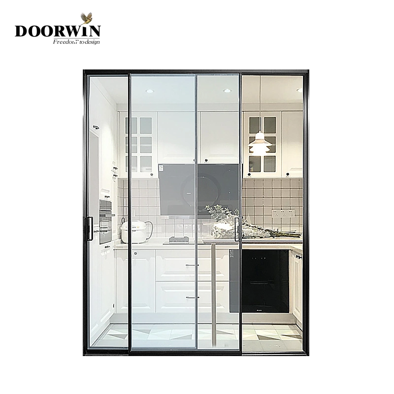Main Entrance Narrow Frame Double Triple Quadruple Glass Aluminum Lift and Sliding Door Design for Home