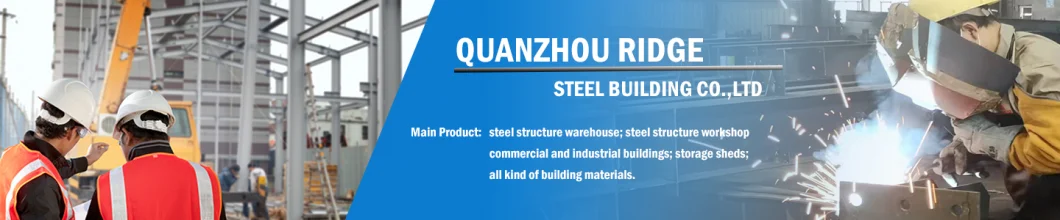 Prefabricated Commercial Steel Structure Building Shop with Modern Design