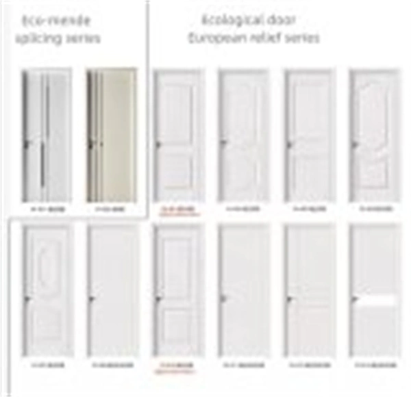 High Quality Interior Wooden PVC Door for Home