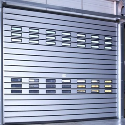 Porta a rulli industriale porta automatica ad alta velocità spirale in alluminio Fast Sportello di sicurezza dell&prime;otturatore a rullo