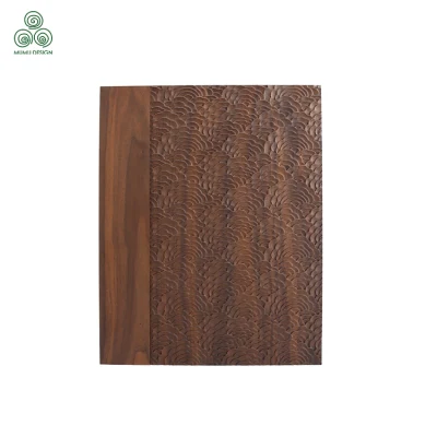 Legno di quercia rossa Mumu struttura a tre profilati con accessori interni Porte di legno