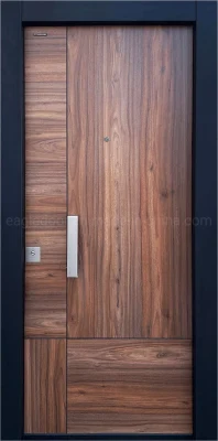 Nuovo design acciaio legno Turco Porte di sicurezza esterne Turchia corazzata Porta per residenziale