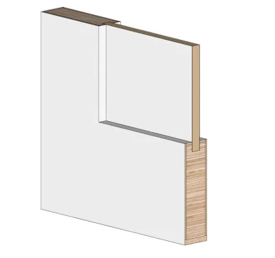 Interni in legno massello di quercia nordico moderno e semplice di alta qualità Sportello scuotitore