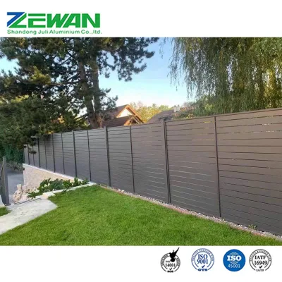  Produttore Custom Aluminium Factory Garden Fence ingresso sicurezza cancello Porta scorrevole pieghevole automatica lunga