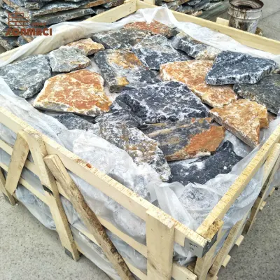  Naturale Black Limestone flessibile pietra di design