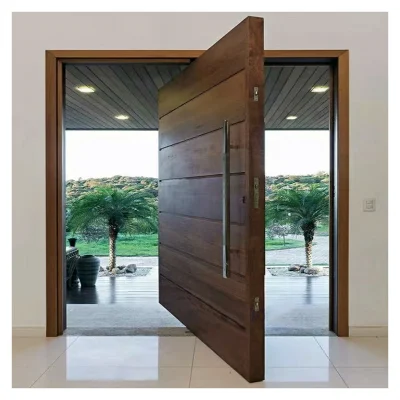 Porte girevoli in legno massello di quercia