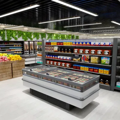  Moderno minimarket Design Food Kiosk Layout Design