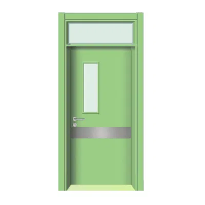  Porta di ingresso in legno dell&prime;ospedale laminato antibatterico porta paziente della clinica Con vetro