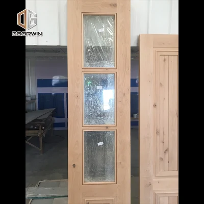 Porta interna in legno massello con vetro, ultima generazione americana Produttore cinese