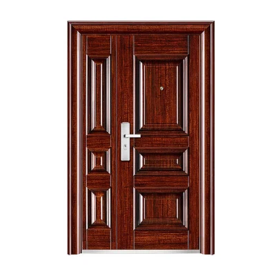  Ingresso personalizzato esterno della casa modello metallo Turchia acciaio porta di sicurezza