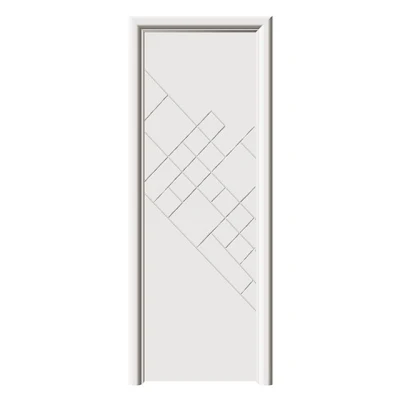 Factory Professional Commercio all&prime;ingrosso interno con ingresso frontale in PVC Melamine a lastra intera Case di legno Porte WPC