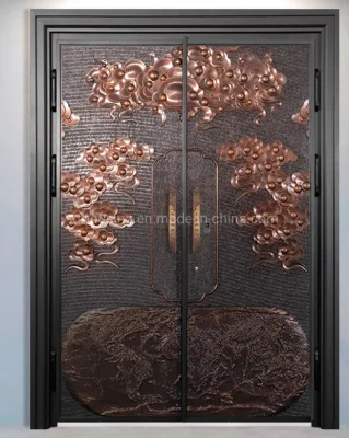  Esterno esterno in alluminio fuso corallato e di buona qualità Porta per decorazione casa