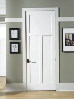 Sportello standard per agitatori in legno con primer in pannelli solidi