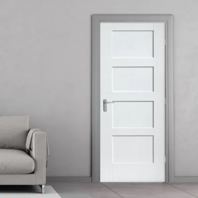 Sportello standard per agitatori in legno con primer in pannelli solidi