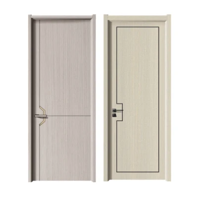 Interno soggiorno in legno polimero impermeabile WPC porta PVC composito Pannello della portiera