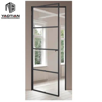  Moderna porta esterna doppia in vetro rinforzata