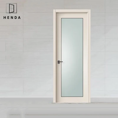  Porta interna in legno con vetro, design personalizzato, misura standard per Casa/Hotel Compensati/legno massello/MDF Porte in magazzino Prezzo all&prime;ingrosso