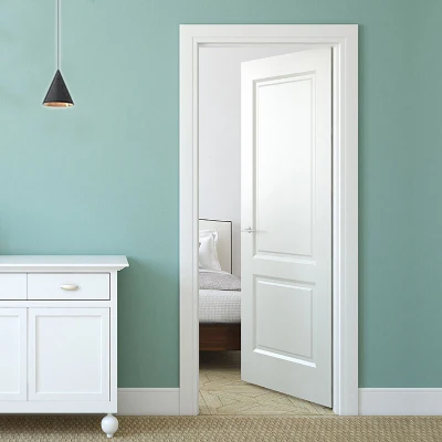  Economico stile moderno impermeabile in polimero MDF porta interni personalizzati WPC Porte di legno
