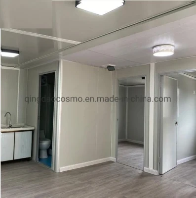 Contenitore espandibile/alloggiamento modulare/alloggiamento piccolo/alloggiamento piccolo/alloggiamento piccolo/alloggiamento prefabbricato/alloggiamento contenitore DA 40 PIEDI 2 Camere da letto 30 metri quadrati 60 metri quadri ad alte prestazioni