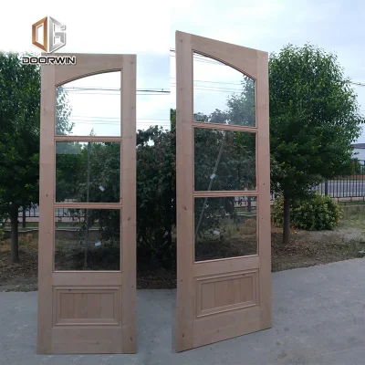 Porta interna in legno massello con vetro, ultima generazione americana Produttore cinese