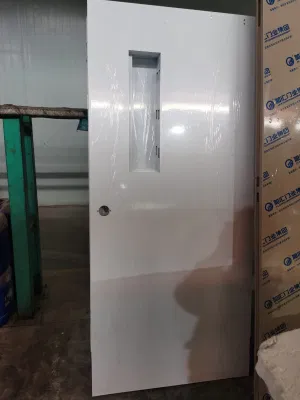 Porta d&prime;ingresso anteriore con grado di protezione antincendio esterno, 120 minuti, singolo incendio Ante a foglia e doppie foglie a filo in acciaio