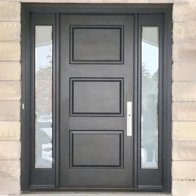 Porta originale in fabbrica con porte esterne in legno di Sidelites Vetro