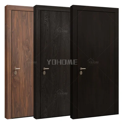  Cina Top Produttore Custom Hotel interni legno porta porte in legno porte in legno Camera interna Porte interne per Case Porte interne della camera da letto