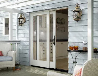 Prima American Modern Design porta esterna in legno massiccio