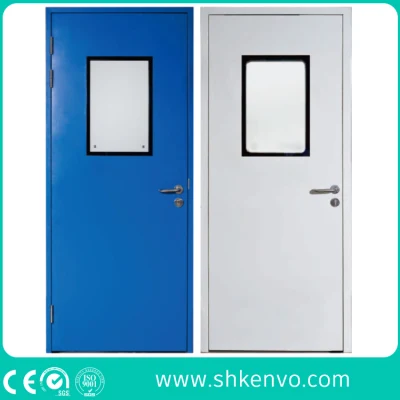 GMP Hygiene zincata ferro o 304 acciaio inox interni modulare camera bianca metallo ante di ingresso per cibo, farmaceutico, medico, ospedale, laboratorio