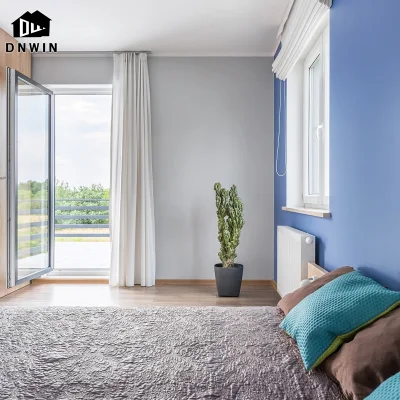 Porte patio in vetro temperato con telaio stretto in alluminio di stile moderno Per House