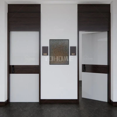Cina Top Produttore personalizzato porta antincendio interna porta antincendio Casa Porte interne porta interna in legno massiccio interno