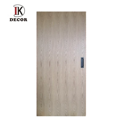  Tasca salvaspazio porta interna lastra di legno porta scorrevole con Hardware Oak Porte a filo solido Prezzi