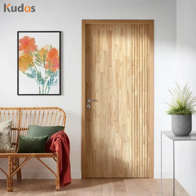  Kudas Factory progetta porte a filo interne in legno lineare MEDIO-leggero con primer Porta