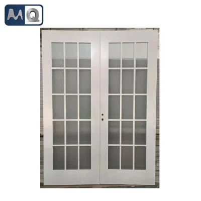  Prezzo di fabbrica OEM interno personalizzato Villa Appartamento Istituto Silent High Di qualità elegante vetro porta in legno massiccio